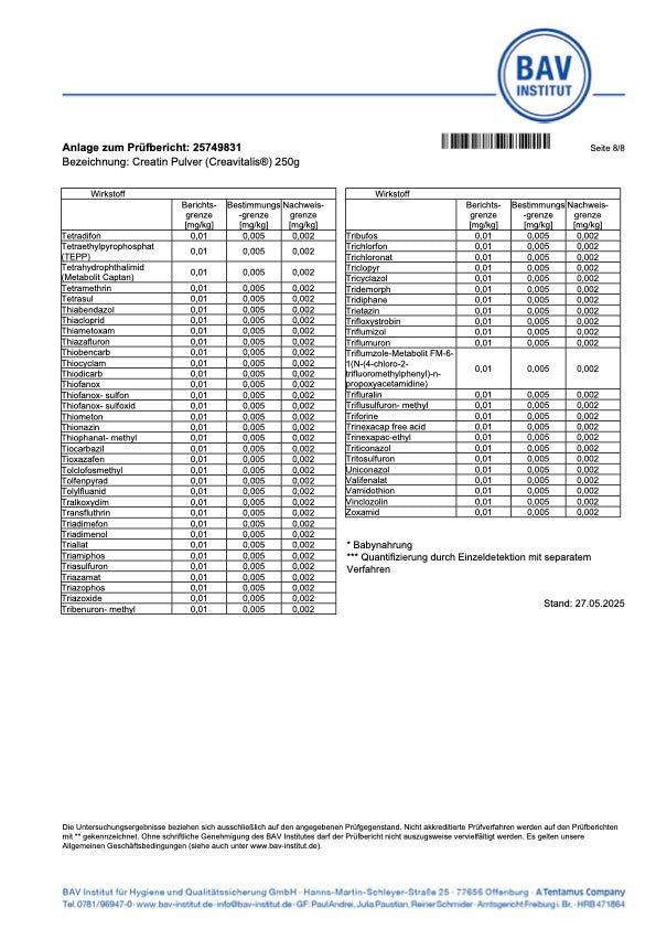 Creatin Creavitalis 250g