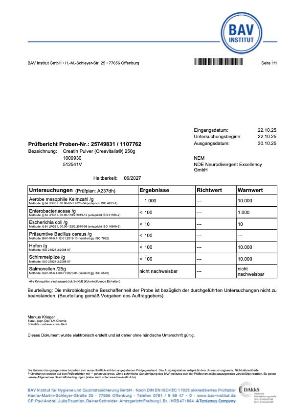 Creatin Creavitalis 250g