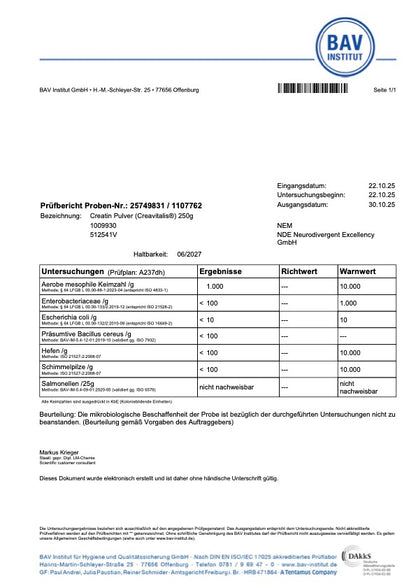 Creatin Creavitalis 250g