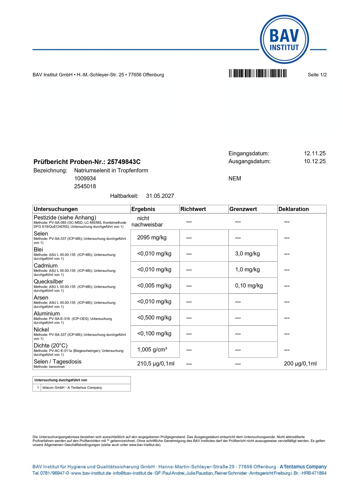 Selen-Tropfen 50ml