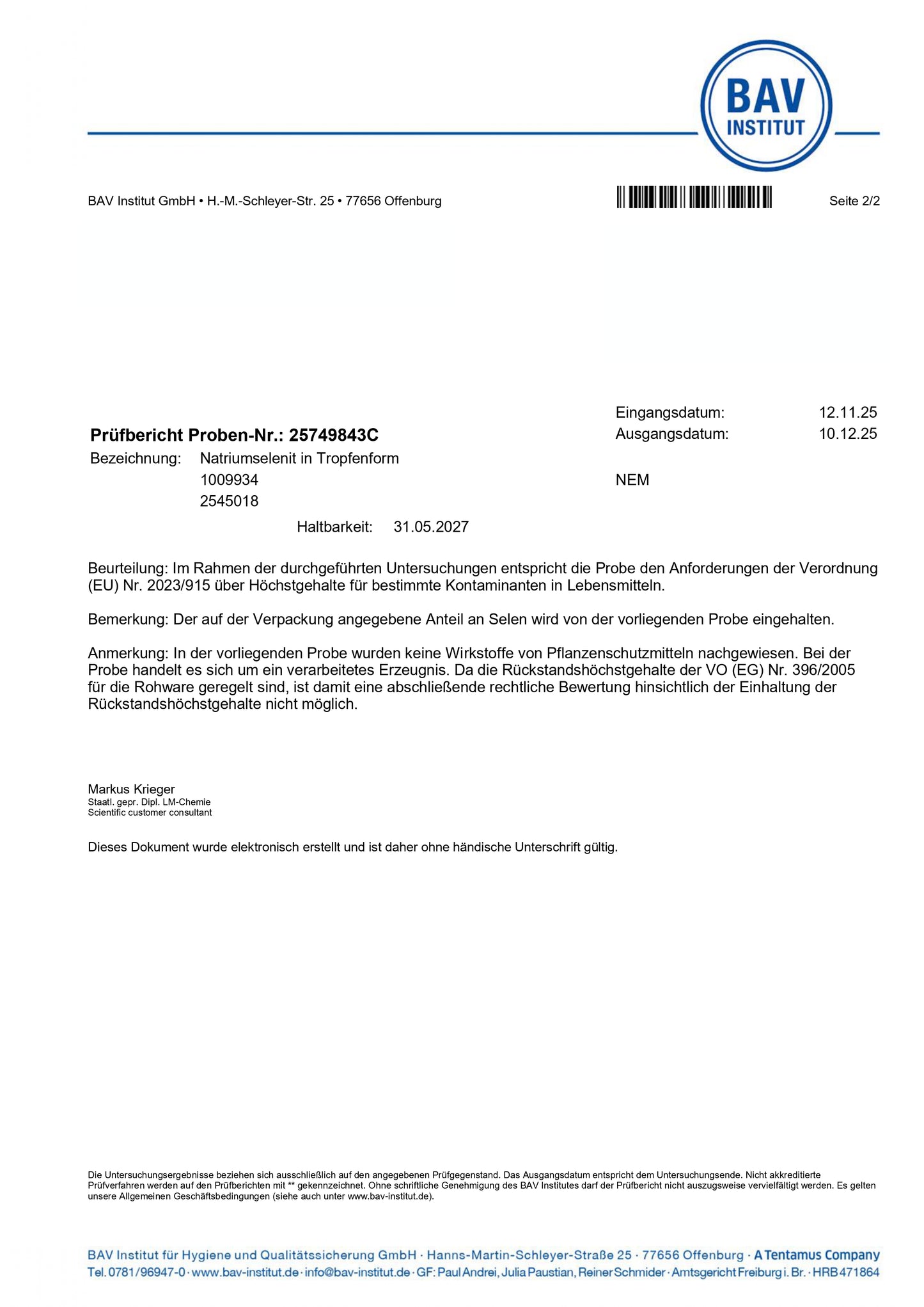 Selen-Tropfen 50ml