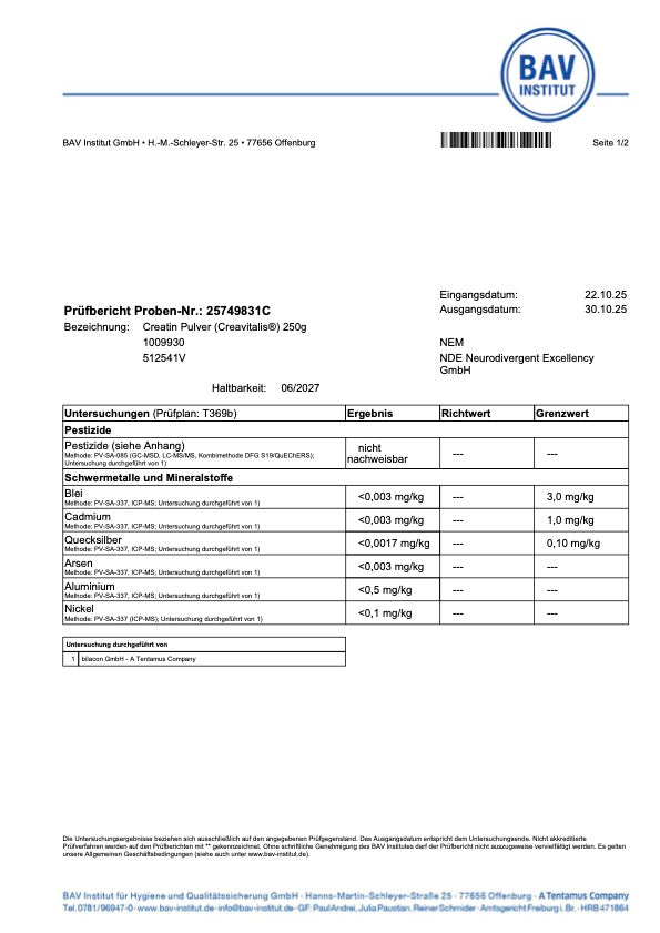 Creatin Creavitalis 250g