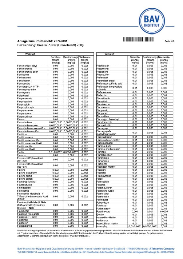 Creatin Creavitalis 250g